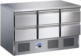 9 Drawers/12 Drawers Fancooling Chef Bases